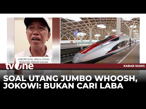 Polemik Kereta Cepat "Whoosh", Jokowi Angkat Bicara