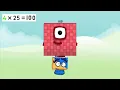 Numberblocks 25 times table