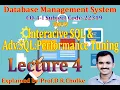 Unit 03 Interactive SQL Adv SQL Performance Tuning - 04