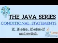 Conditional Statements in Java in