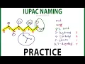 IUPAC Naming Practice - Nomenclature for alkanes dienes alcohols and more