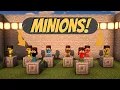 How to Use Minions in Minecraft Skyblock Automining Autofarming and pretty much autoeverything