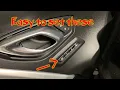 How to set Memory seats and easy exit on 2017 Chevy Camaro ZL1 and most late model Chevrolets