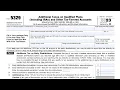 Line 55 worksheet walkthrough IRS Form 5329 - Excess Accumulation Tax