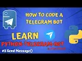 send - message Learn PTB Python-Telegram-Bot How To Code A Telegram Bot TraxDinosaur