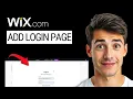 How To Add A Login Page In Wix