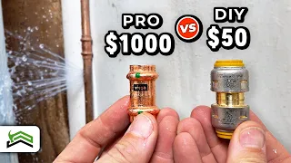 How I Fixed a Burst Pipe Without a Plumber