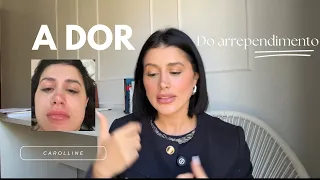 A dor do arrependimento…