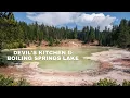 Devil s Kitchen Boiling Springs Lake in Lassen Volcanic National Park