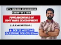 FUNDAMENTALS OF SOFTWARE DEVELOPMENT TOP 25 MOST IMP DIPLOMA SEM 2 IT ENGINEERING F O S D IMP