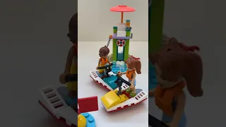 LEGO Friends 42623 Beach Jetski Speed Build #LEGO #shorts  #legofriends