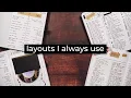My 5 Must-Have Layouts for New Bullet Journal Setups