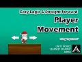 Unity Beginners - How to control the player
