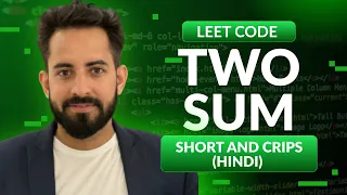 Leetcode Problem 1 Two Sum Solution in Python Hindi