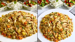 البرياني العراقي من ألذ الوصفات العراقية ضروري تجربوها 😍🔥 Delicious Iraqi biryani recipe
