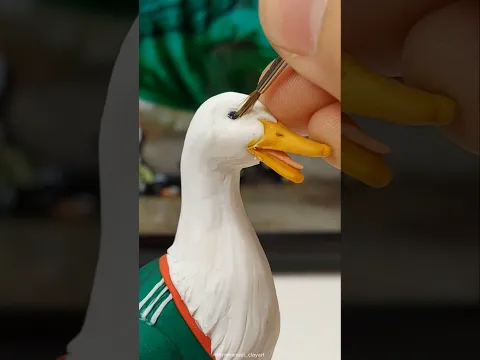 Pato Merlín (clay art)🇲🇽🔥 #mexico #mundial #viral #memes #memes
