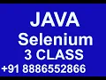 Java selenium 3 class 91 8886552866