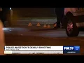 Woman says shooting victim took shelter in her apartment