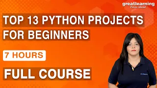 Top 13 Python Projects for Beginners Python Project Examples Python Tutorial Great Learning
