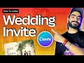 How to Create Stunning Wedding Invitation Card Using Canva Step-by-Step Guide