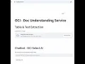 OCI Document Understanding Select AI NL2SQL Spatial Analytics Demo with Python Streamlit