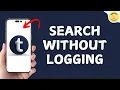 How to Search in Tumblr without Logging