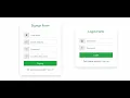 How to create login and register form using HTML CSS and Javascript with bootstrap