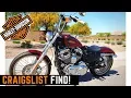 Craigslist Find Harley Davidson Sportster 72 XL1200V First Ride Impressions Metal Flake Red Review