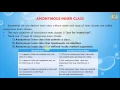 Lesson - 4 Inner classes