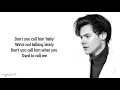 Harry Styles - Cherry (Lyrics)