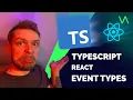 How to type React events with TypeScript