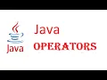 Java Tutorial - Java Operators