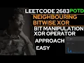 LeetCode POTD 2683 Neighbouring Bitwise XOR Explanation Approach Algorithm Code by R Sai Siddhu