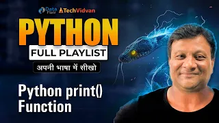 Python Print Function Print Statement with Formatted String 8 Ways to use print Method Hindi
