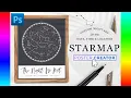 Photoshop Add-ons Star Map Poster Creator Minimal