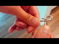 P Shaped Metal Ring Puzzle Solution