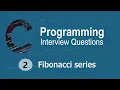 C Interview Questions tutorial - Fibonacci Series Codenemy