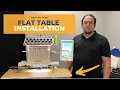 Flat Table Assembly and Installation - Meistergram Embroidery Machine GEM PR-1500