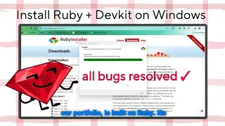 How to Install Ruby on Windows 2025 - Fix gem not recognized Error