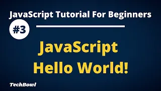 JavaScript Hello World First Program in JavaScript Hindi