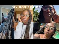 How To DIY Small Box Braids Natural Hair