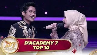 romantis valen dan mila saling balas lagu penonton ikut meleleh d academy 7 top 10