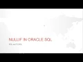 NULLIF FUNCTION IN ORACLE SQL WITH EXAMPLE Return null if expressions are equal