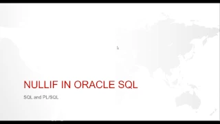 NULLIF FUNCTION IN ORACLE SQL WITH EXAMPLE Return null if expressions are equal