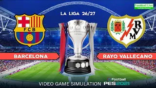 BARCELONA vs RAYO VALLECANO - La Liga 26/27 | eFootball PES Gameplay