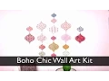 Boho Chic Wall Art Kit