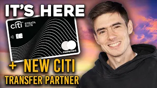 Citi Strate Elite Card Finally Launches Citi Adds NEW Transfer Partner