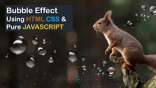 Bubble effect or Animation HTML CSS JS PRAROZ