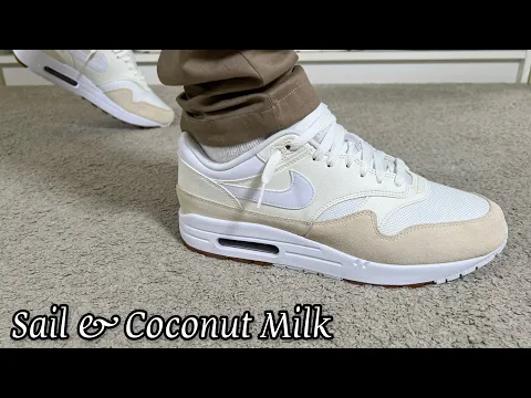 Download MP3 Nike Air Max 1 Sail\u0026 Coconut Milk Review\u0026 On foot