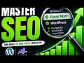 WordPress SEO Rank Math tutorial How to use Rank Math 2026